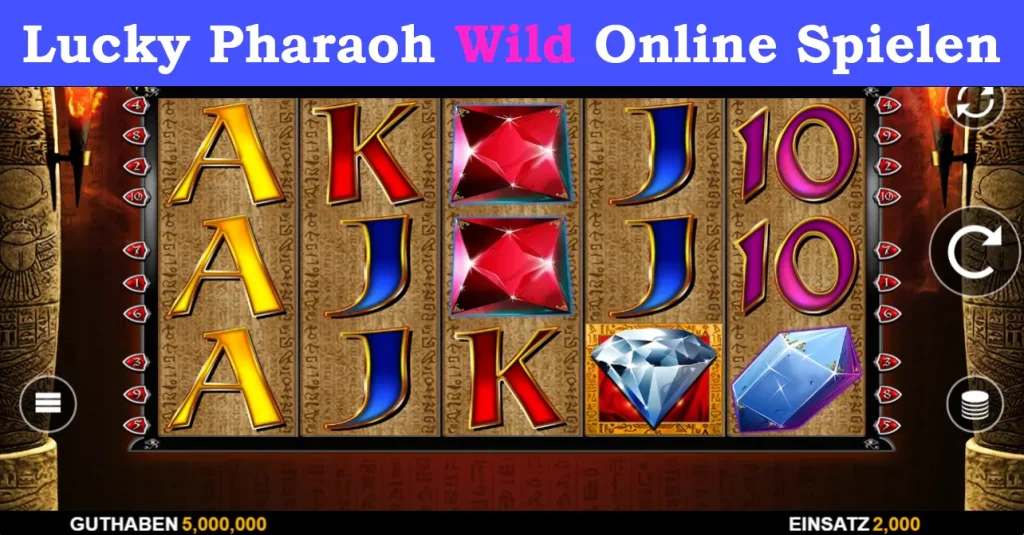 lucky pharaoh wild online spielen
