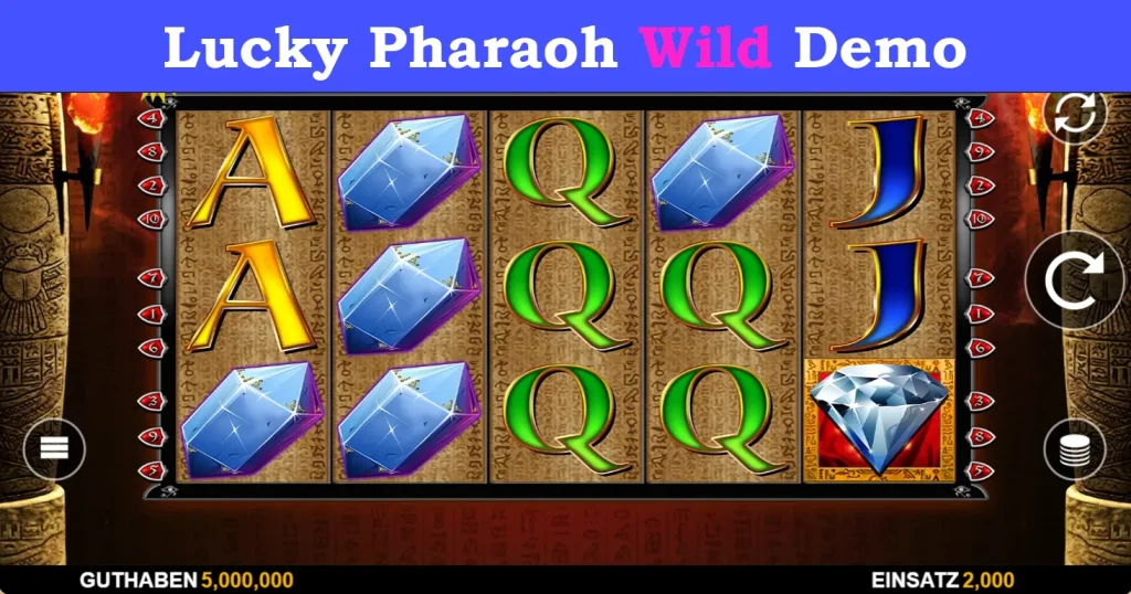 lucky pharaoh wild demo