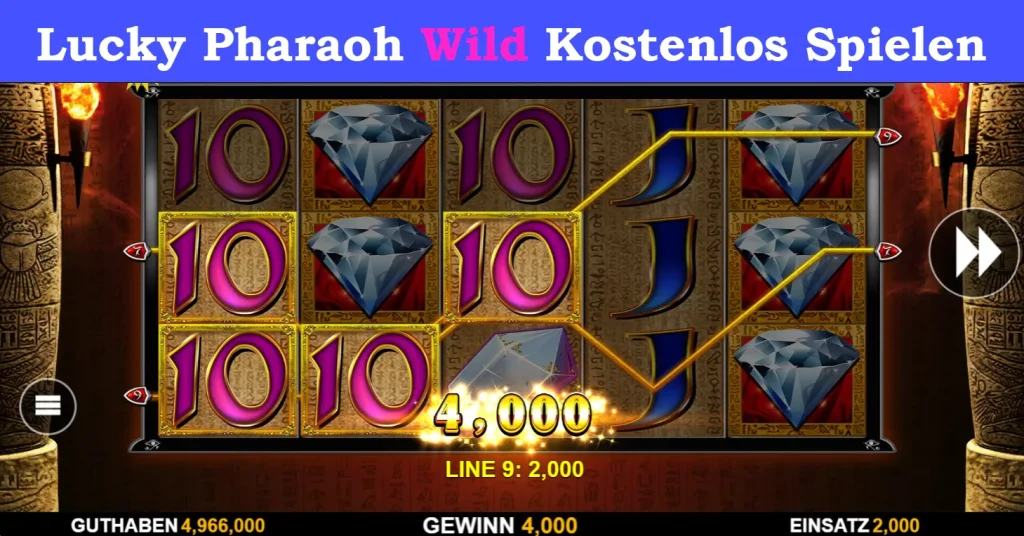 lucky pharaoh wild kostenlos spielen